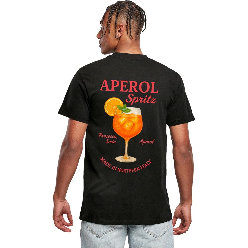 Merchcode - Aperol Spritz Tshirt Homme - Noir